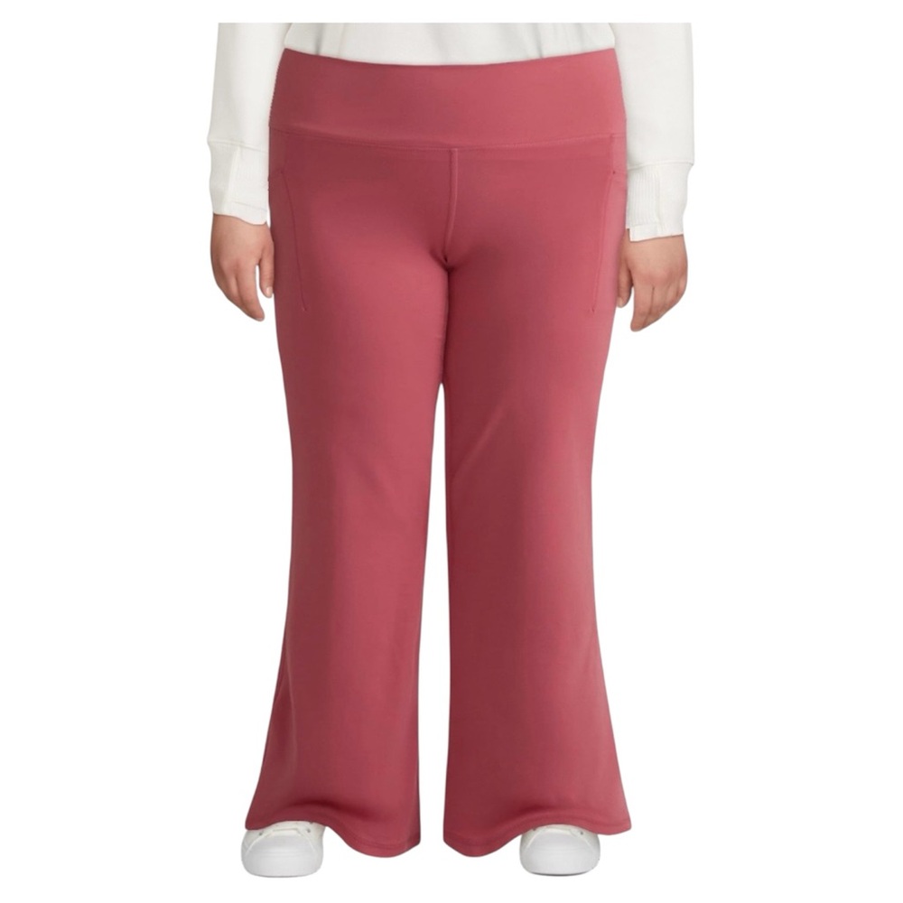 Avia Women's Plus SoftSculpt
Flare Leggings Size XXL (22) Color Pink Plume